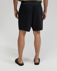 Rocco Zip Front Linen Blend Shorts MENS SHORTS