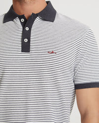 MACK STRIPED ORGANIC COTTON POLO MENS KNITS