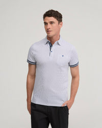 Milo Cotton Jersey Printed Polo MENS KNITS