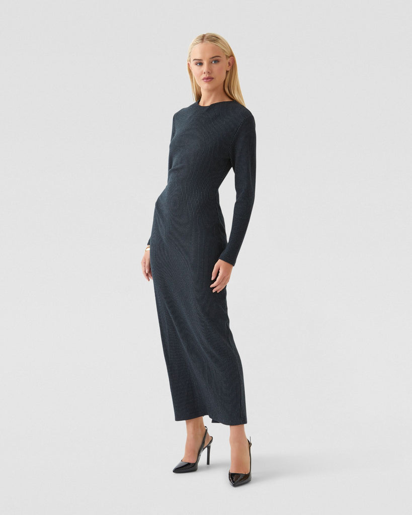 HARTLEY PINSTRIPE KNIT DRESS – Oxford Shop