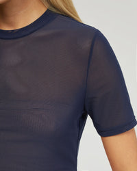 CAMILLA MESH TOP WOMENS TOPS