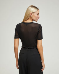 CAMILLA MESH TOP WOMENS TOPS