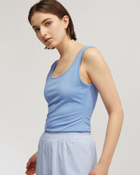 AGATHA SQUARE NECK TANK WOMENS TOPS