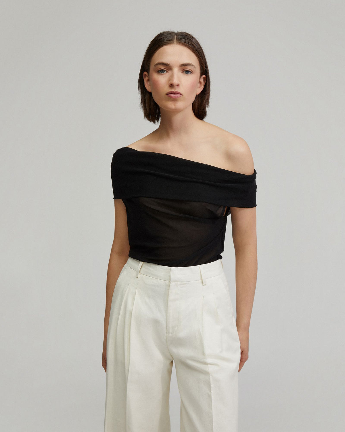 Nia Mesh Off-Shoulder Top WOMENS TOPS