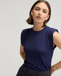 Sabrina Crop Jersey Top WOMENS TOPS