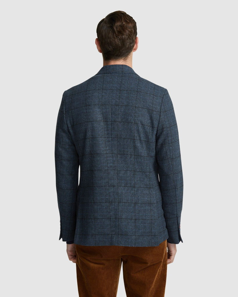 BLAKE WOOL BLEND CHECK BLAZER – Oxford Shop