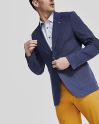 BLAKE COTTON STRETCH BLAZER MENS JACKETS AND COATS