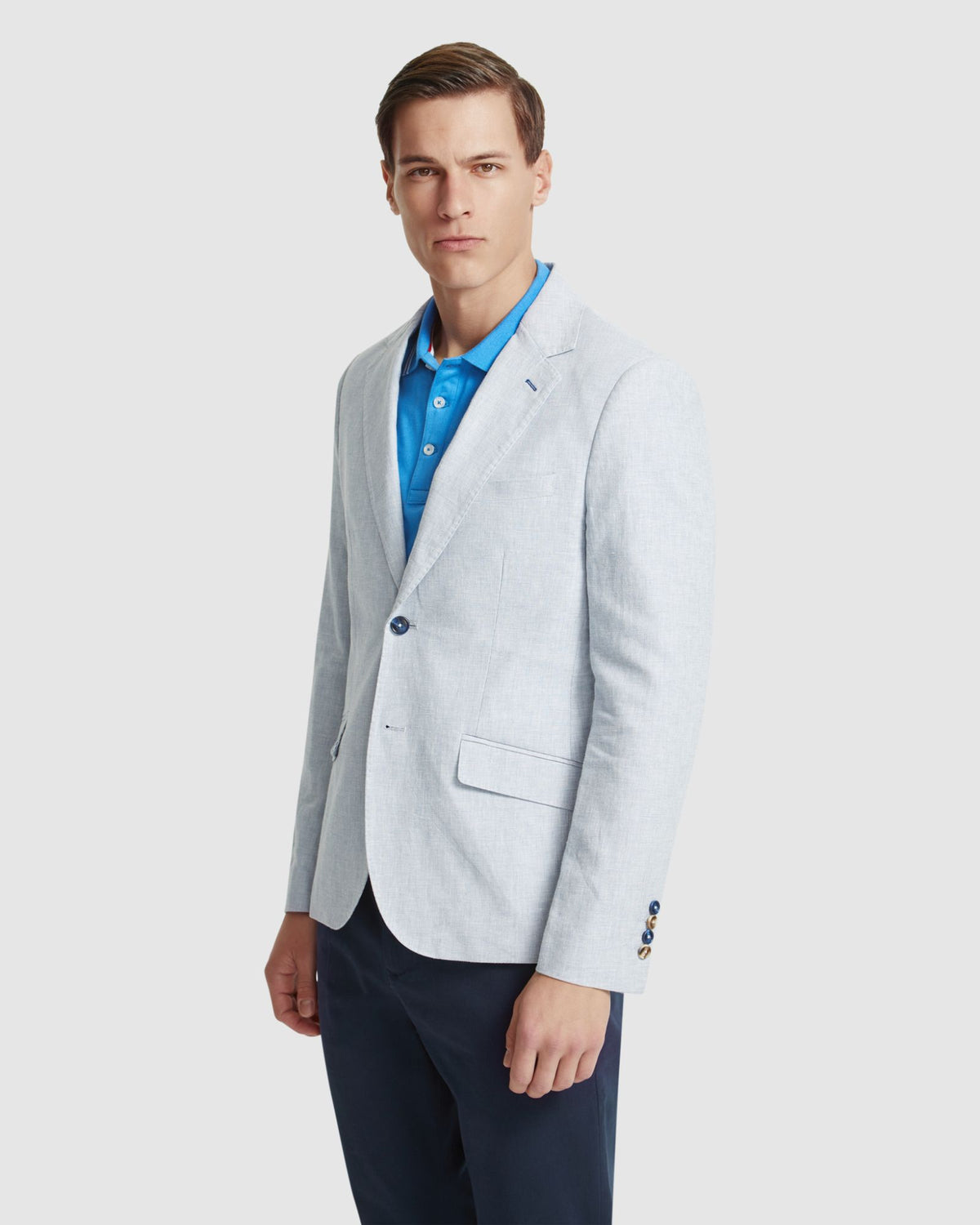 BLAKE LINEN BLEND BLAZER - AVAILABLE ~ 1-2 weeks MENS JACKETS AND COATS