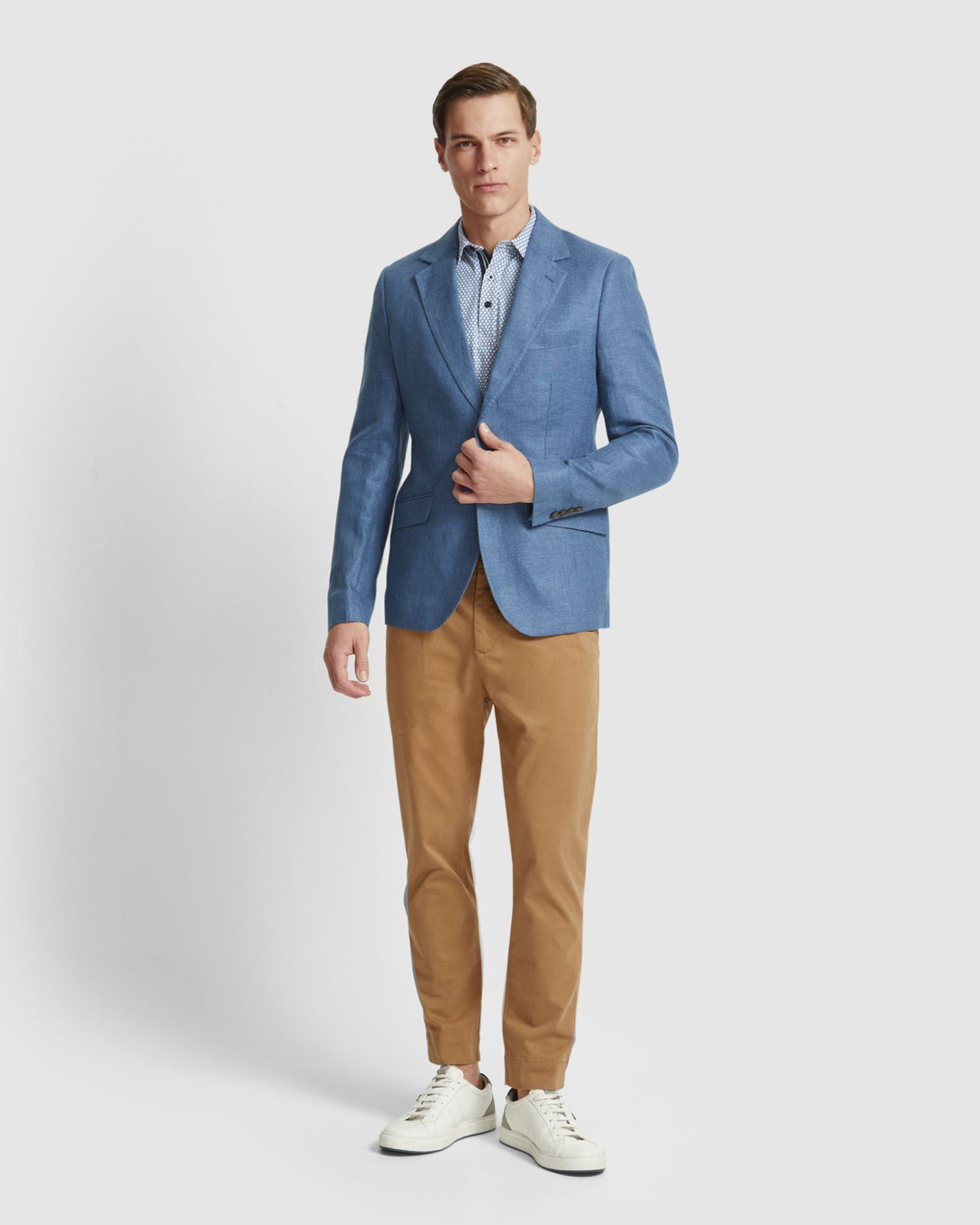 BLAKE LINEN BLEND BLAZER MENS JACKETS AND COATS