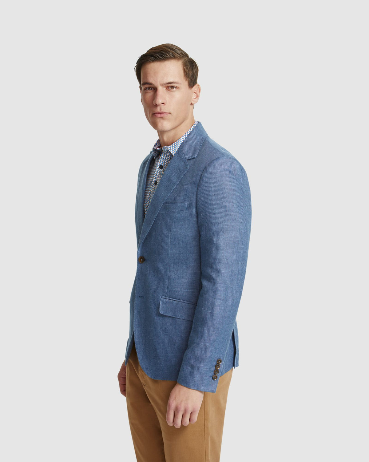 BLAKE LINEN BLEND BLAZER MENS JACKETS AND COATS