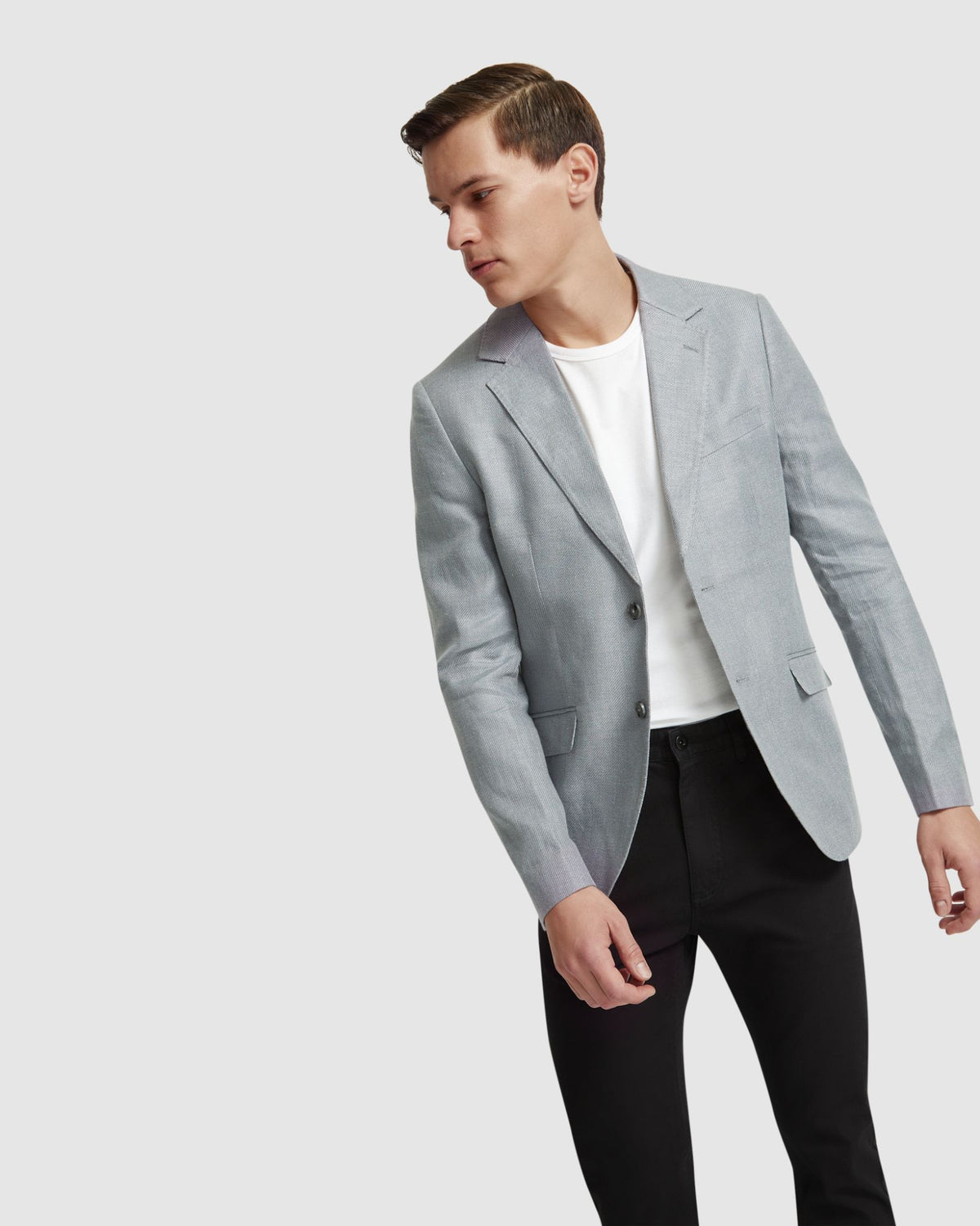 BLAKE LINEN BLEND BLAZER MENS JACKETS AND COATS