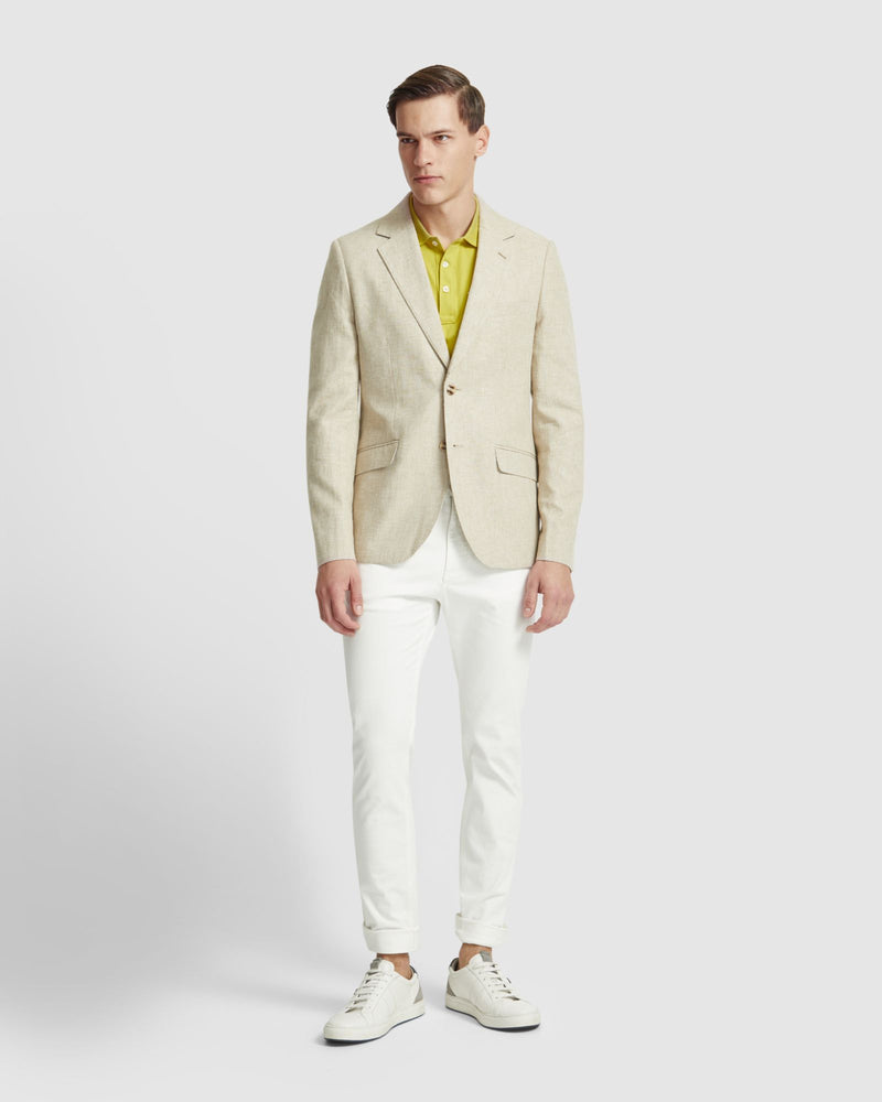 BLAKE LINEN BLEND BLAZER MENS JACKETS AND COATS