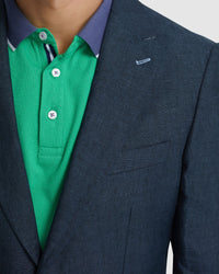 MILTON LINEN BLAZER WITH PEAK LAPEL - AVAILABLE ~ 1-2 weeks MENS JACKETS AND COATS