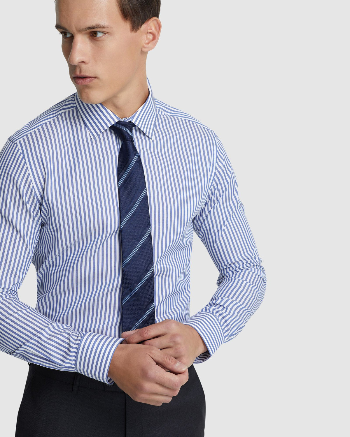 BECKTON LUXURY STRIPED SHIRT - AVAILABLE ~ 1-2 weeks MENS SHIRTS