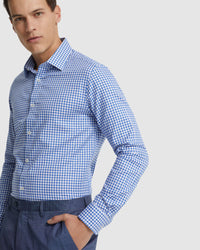 BECKTON GINGHAM CHECK SHIRT MENS SHIRTS