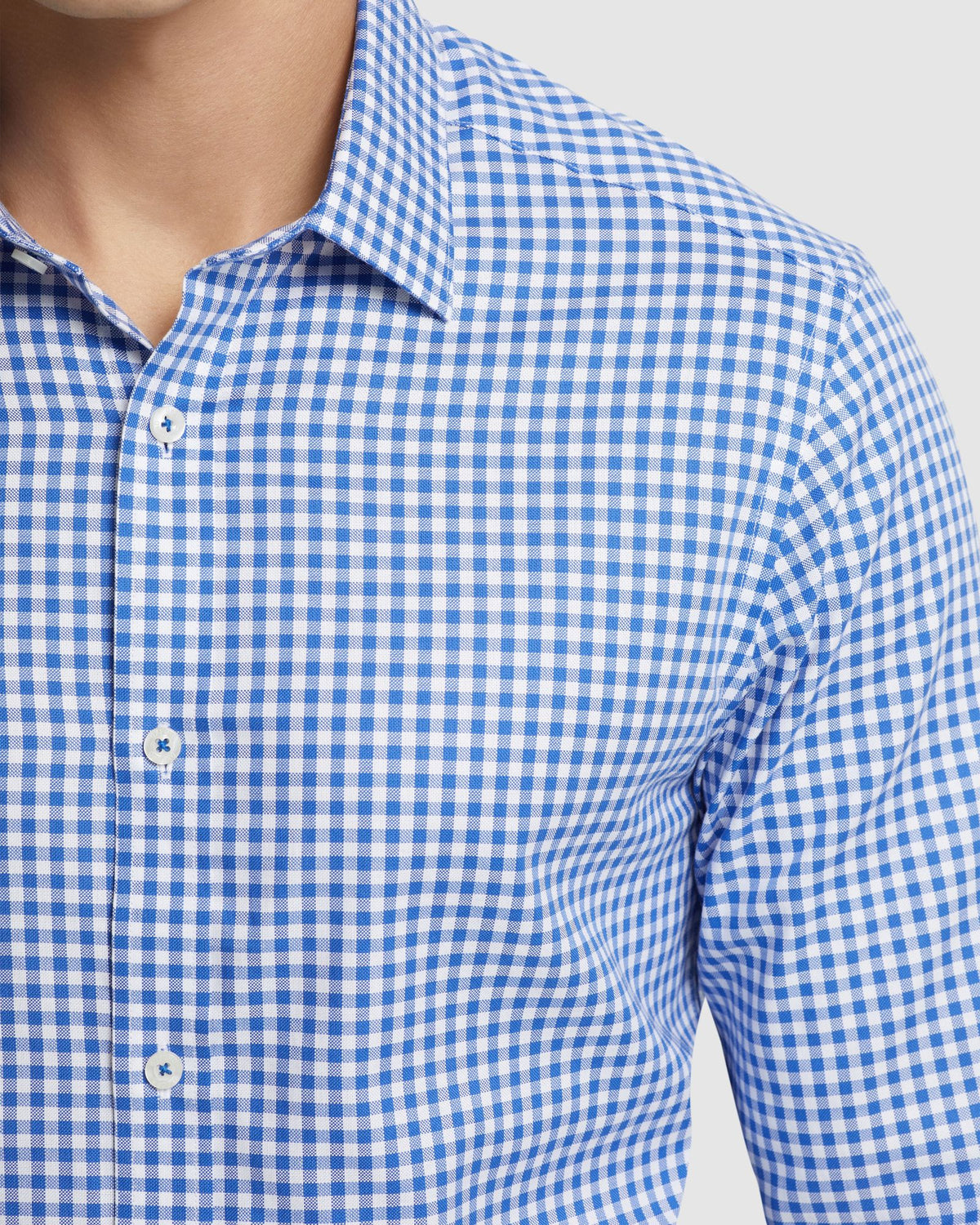 BECKTON GINGHAM CHECK SHIRT MENS SHIRTS