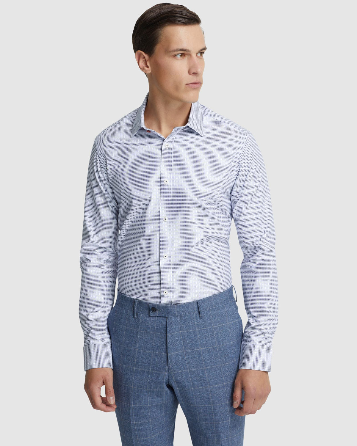 BECKTON MINI CHECK SHIRT MENS SHIRTS