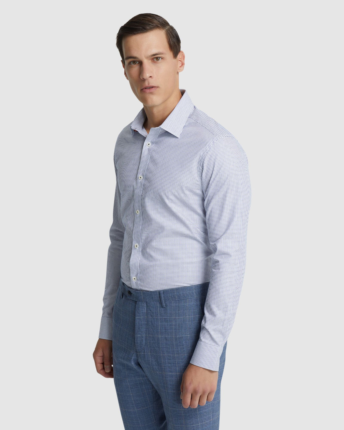 BECKTON MINI CHECK SHIRT MENS SHIRTS