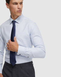 BECKTON SMALL CHECK COTTON SHIRT MENS SHIRTS