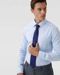 BECKTON DOTTED COTTON SHIRT MENS SHIRTS