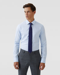 BECKTON DOTTED COTTON SHIRT MENS SHIRTS