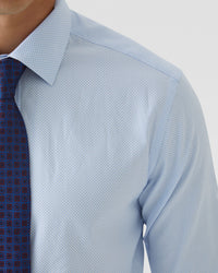 BECKTON DOTTED COTTON SHIRT MENS SHIRTS