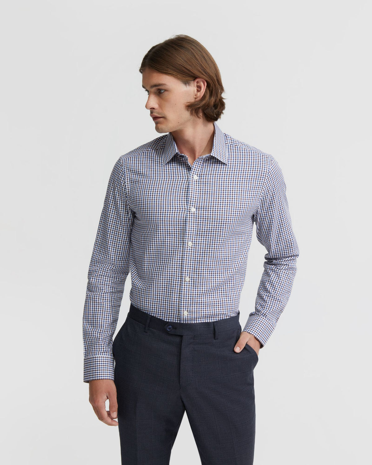 BECKTON CHECKED COTTON SHIRT MENS SHIRTS