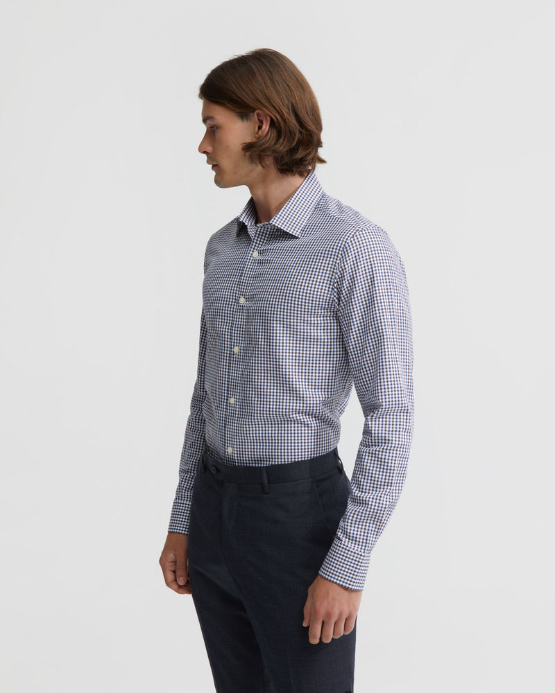 BECKTON CHECKED COTTON SHIRT MENS SHIRTS