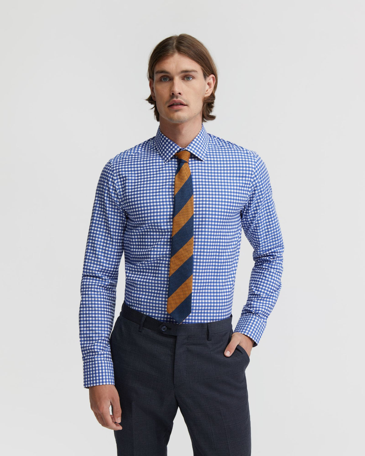 BECKTON CHECKED COTTON SHIRT MENS SHIRTS