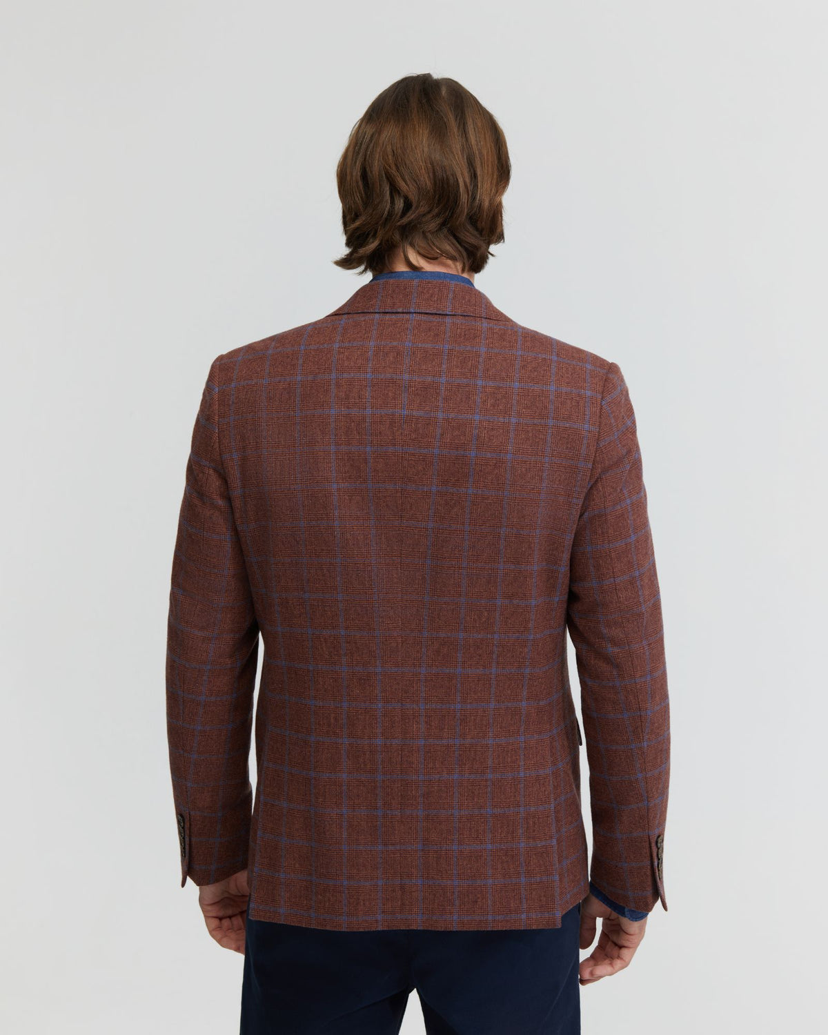 BLAKE WOOL RICH CHECK BLAZER MENS JACKETS AND COATS