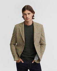 BLAKE WOOL RICH CHECK BLAZER MENS JACKETS AND COATS