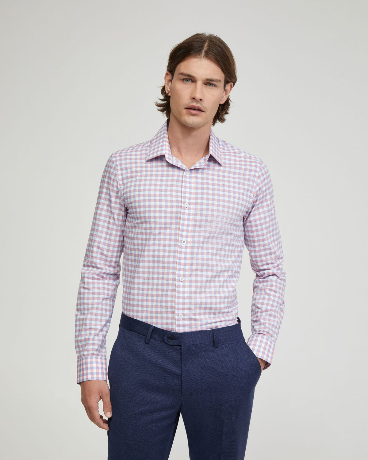 BECKTON CHECKED COTTON SHIRT MENS SHIRTS