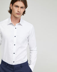 BECKTON DOBBY SHIRT MENS SHIRTS