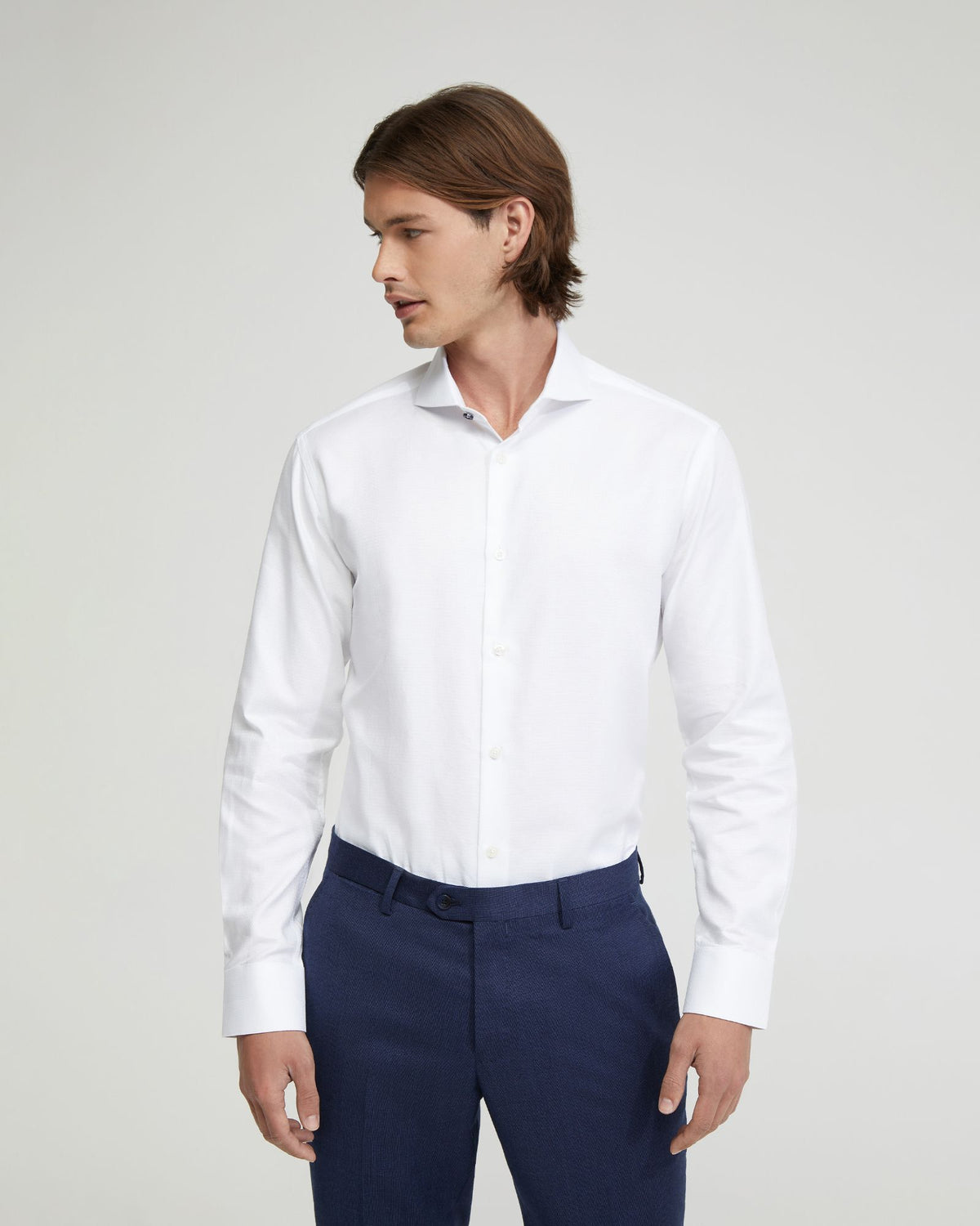 KENSINGTON REGULAR FIT DOBBY SHIRT MENS SHIRTS