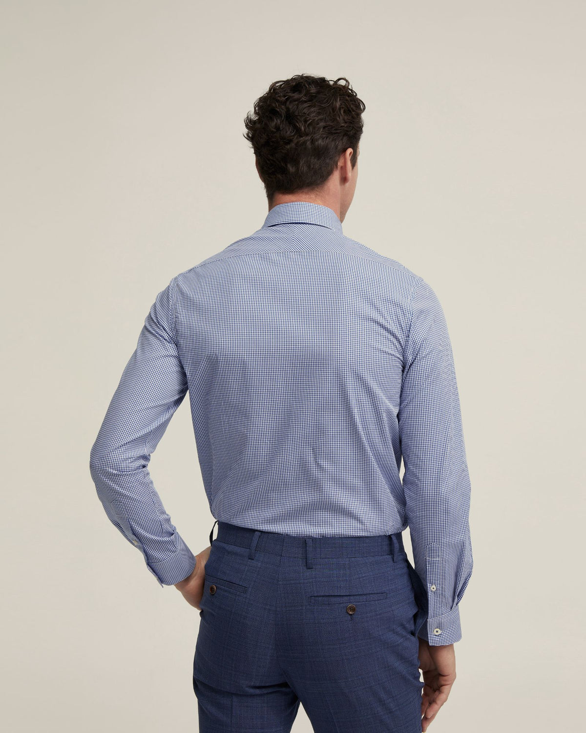 KENSINGTON SLIM FIT CHECK SHIRT MENS SHIRTS