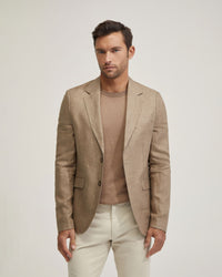 BLAKE LINEN BLAZER MENS JACKETS AND COATS