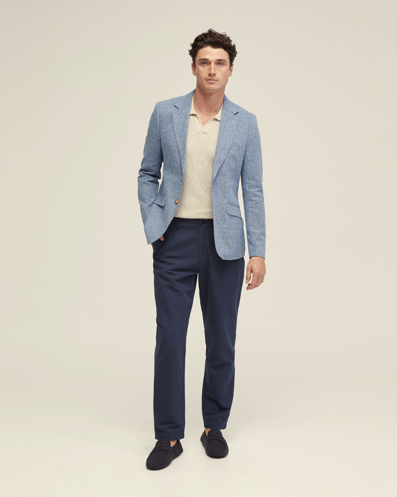 BLAKE LINEN BLEND BLAZER MENS JACKETS AND COATS