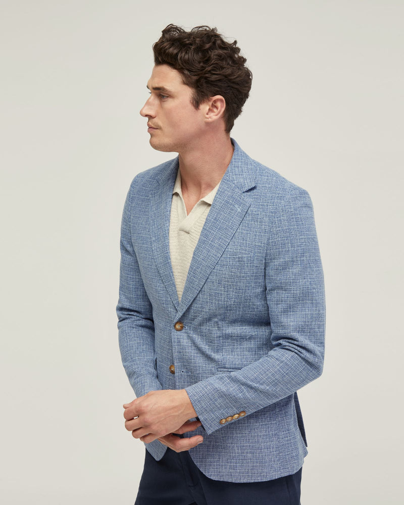 BLAKE LINEN BLEND BLAZER MENS JACKETS AND COATS