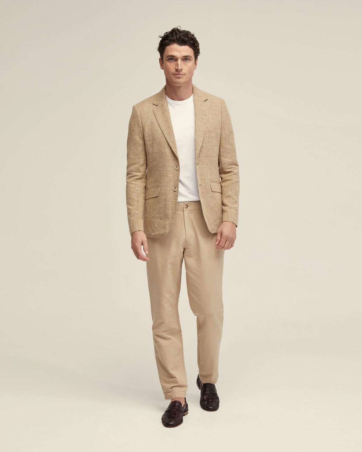 BLAKE LINEN BLEND BLAZER MENS JACKETS AND COATS