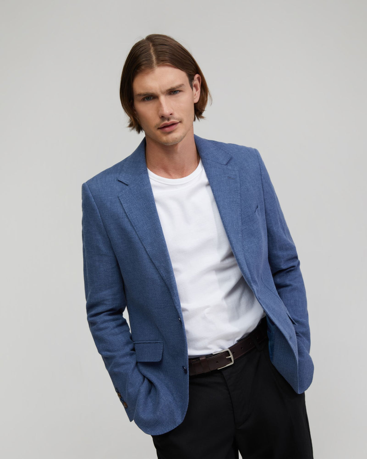 Blake Linen Blend Blazer MENS JACKETS AND COATS