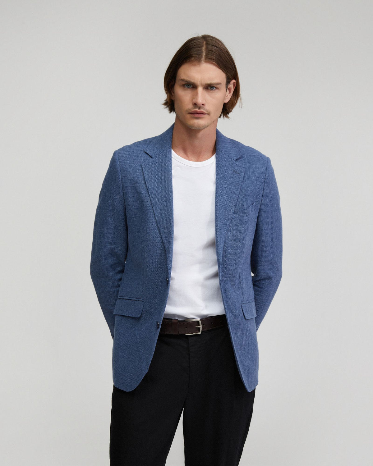 Blake Linen Blend Blazer MENS JACKETS AND COATS