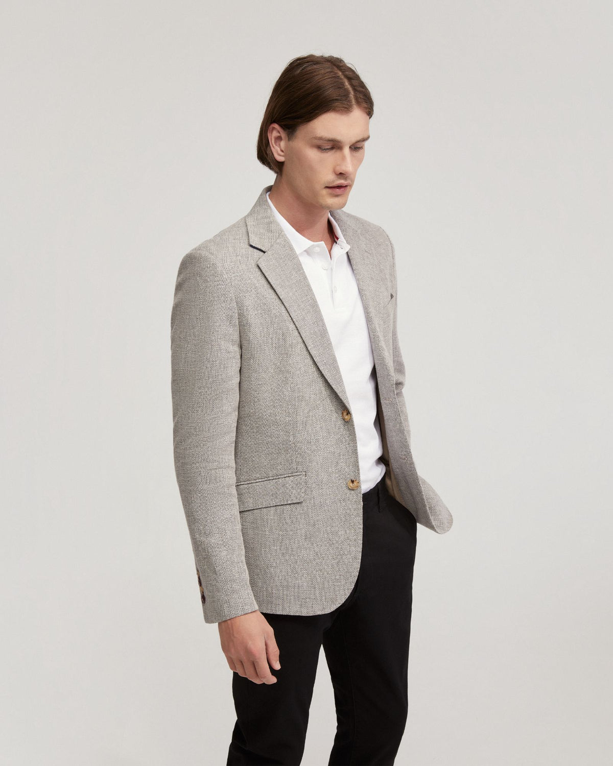 BLAKE LINEN BLEND BLAZER MENS JACKETS AND COATS