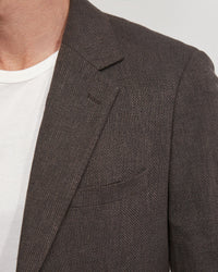 BLAKE LINEN BLEND BLAZER MENS JACKETS AND COATS