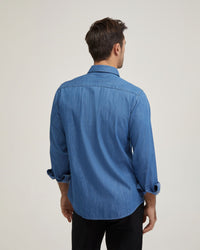 REGULAR FIT DENIM SHIRT MENS SHIRTS