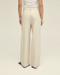 SONIA PLEAT FRONT LINEN PANTS WOMENS PANTS