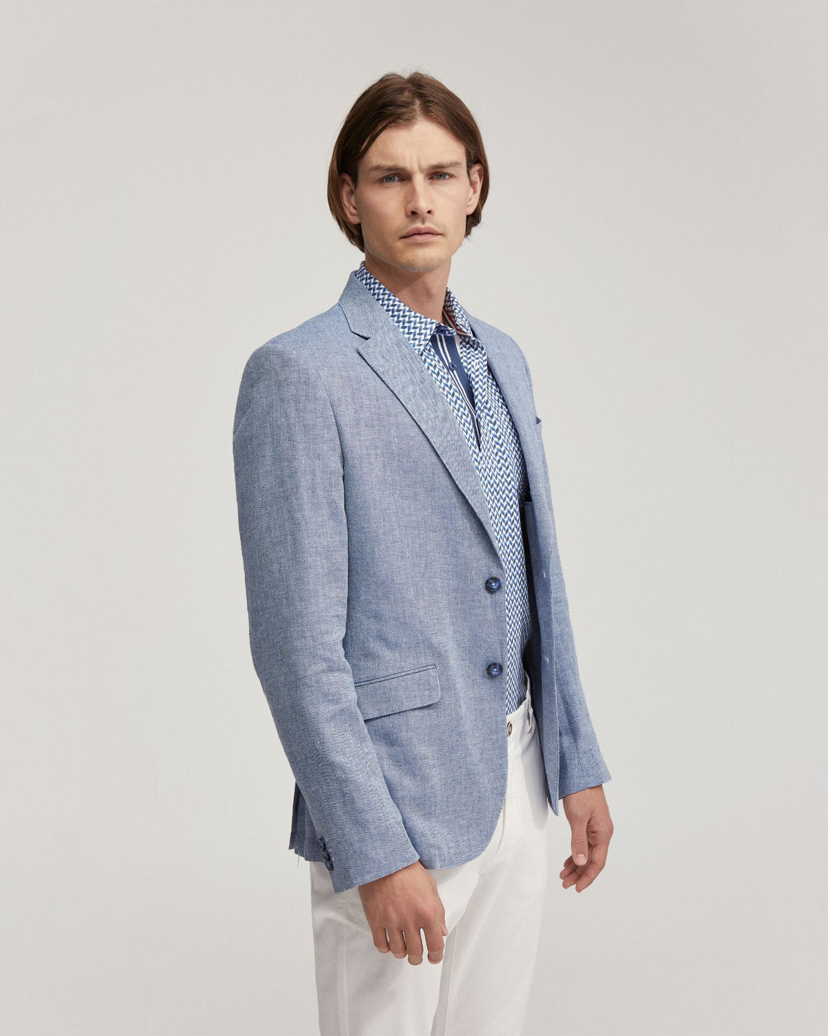 Milton Linen Blend Blazer MENS JACKETS AND COATS