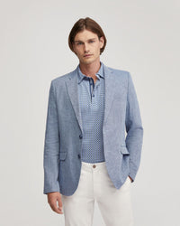 Milton Linen Blend Blazer MENS JACKETS AND COATS