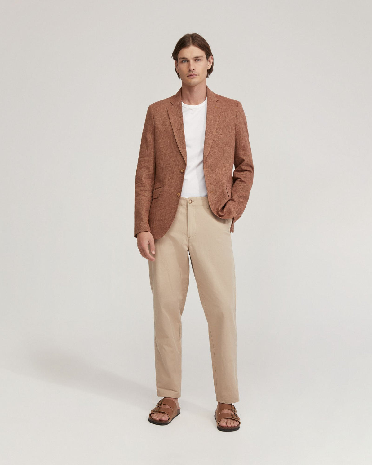 Milton Linen Blend Blazer MENS JACKETS AND COATS