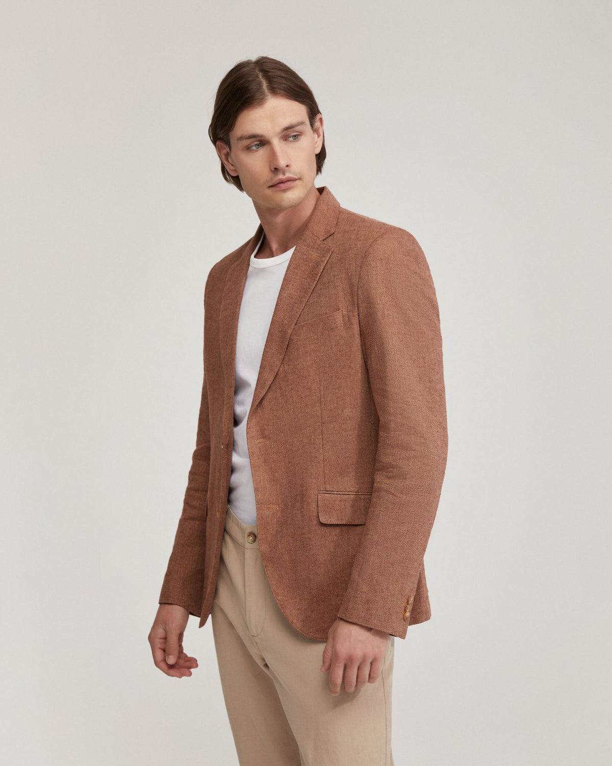 Milton Linen Blend Blazer MENS JACKETS AND COATS