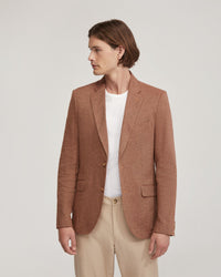 Milton Linen Blend Blazer MENS JACKETS AND COATS